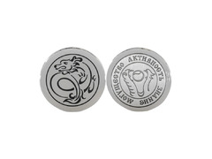 Серебряная монета сувенирная «Дракон»